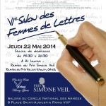 Affiche 6ème Salon des Femmes de Lettres