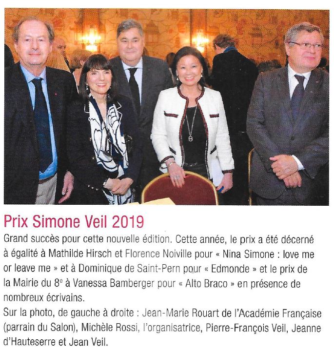 Article Paris 8 Prix Simone Veil juin 2019
