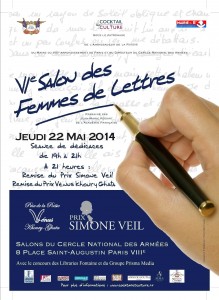 Affiche 6ème Salon des Femmes de Lettres