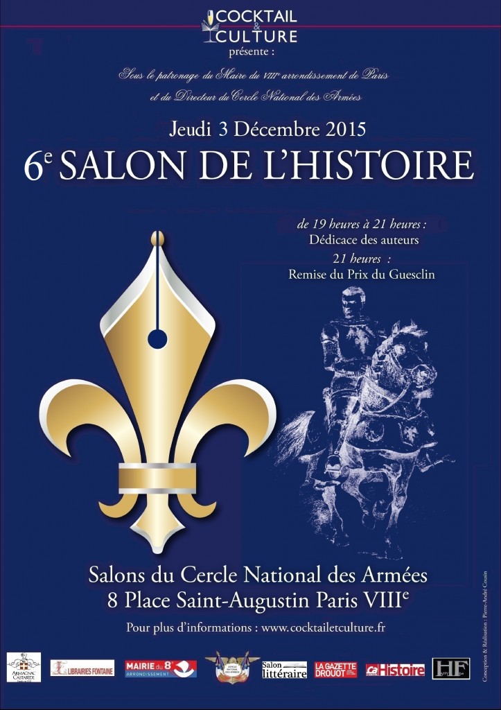 Affiche Salon de l'Histoire 2015