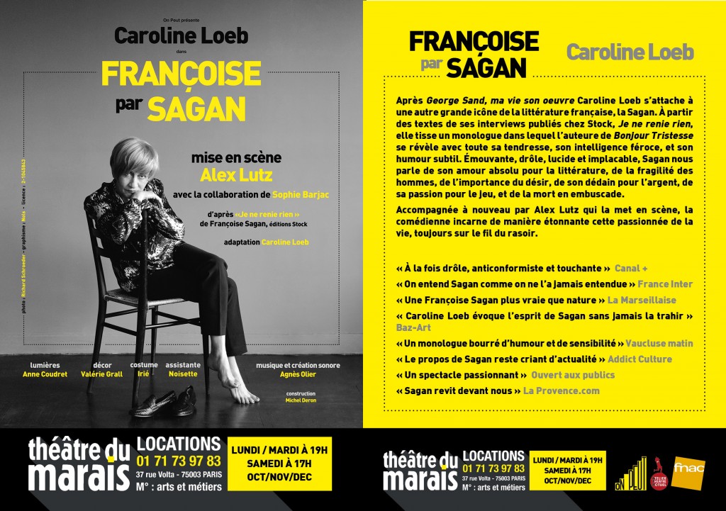 Caroline Loeb Françoise par Sagan 2