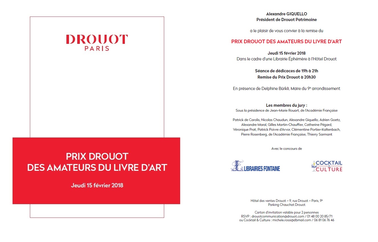 Invitation Prix Drouot 2018 - 3