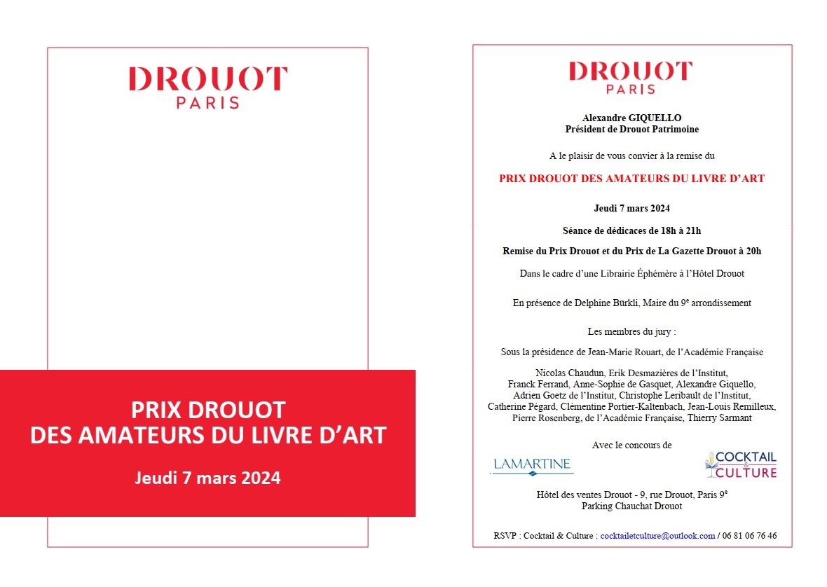 Invitation Prix Drouot 7 mars 2024