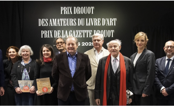 Article La Gazette de Drouot sur la 9e Librairie Ephémère et la remise du Prix Drouot des Amateurs du Livre d'Art 6 mars 2025