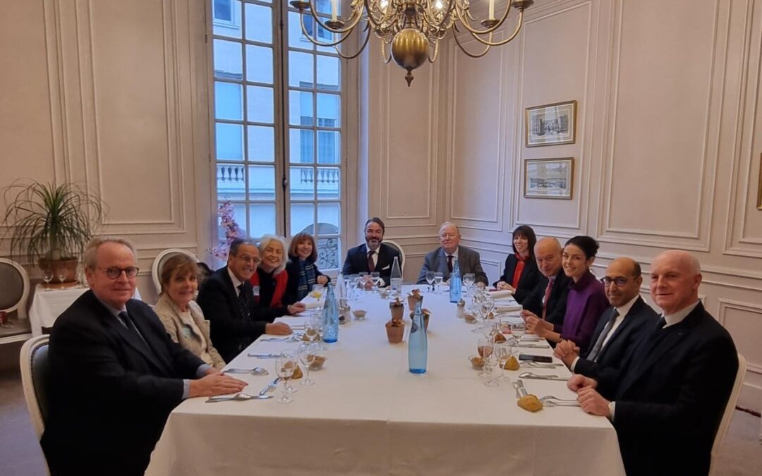 Déjeuner de délibération Prix littéraire « I Scemi Astutti – Entre Deux Rives » lundi 21 novembre 2025 au Sénat