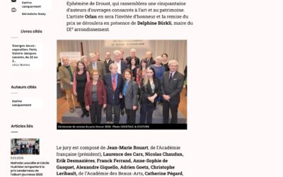 Revue de Presse : 10e Prix Drouot des Amateurs du Livre d&rsquo;Art